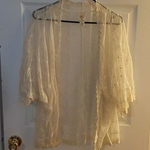 Lace kimono